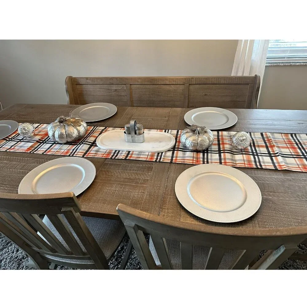 Fall Table Runner Halloween Decor Decorative Cloth Holiday Decoration 13